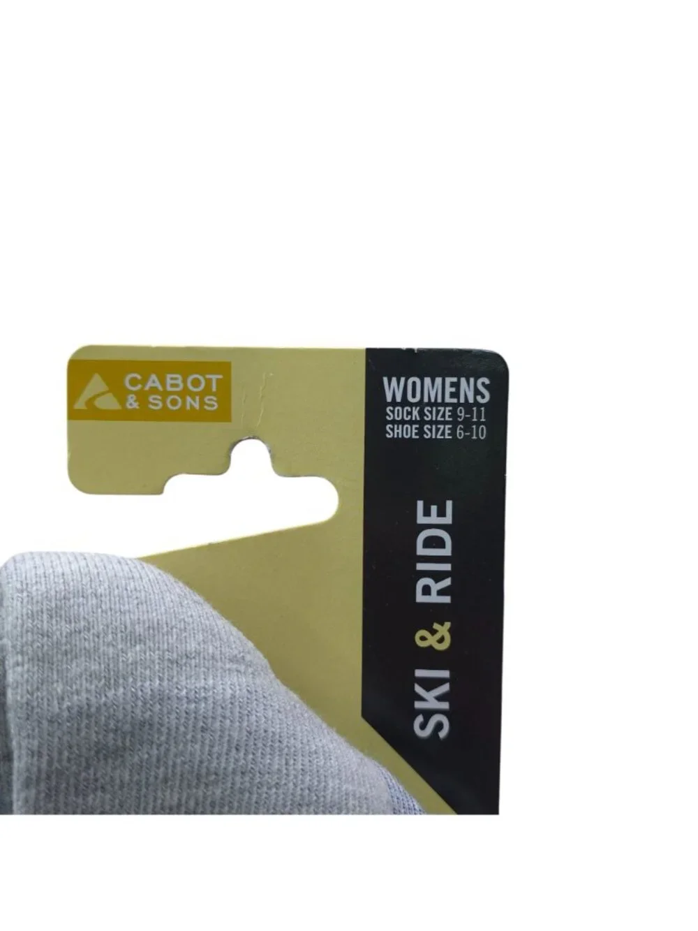 Cabot & Sons Womens Ski & Ride Socks Merino Wool Blend Moisture-Wicking Made USA